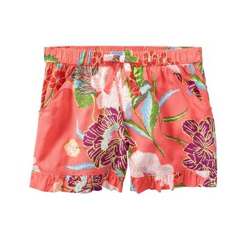 floral-ruffle-shorts